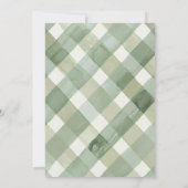 Invitation Pomme de notre oeil Baby shower d'automne Invitati (Dos)