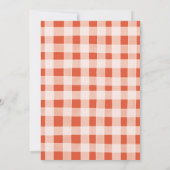 Invitation Pomme de notre oeil fille premier anniversaire Inv (Dos)