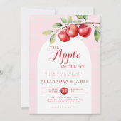 Invitation Pomme Harvest Boho Arch Coed Automne Chic Girl Dou (Devant)