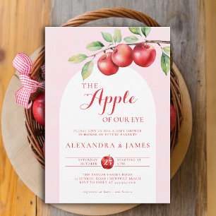 Invitation Pomme Harvest Boho Arch Coed Automne Chic Girl Dou