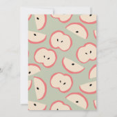 Invitation Pomme Picking Party Green Boy Anniversaire (Dos)