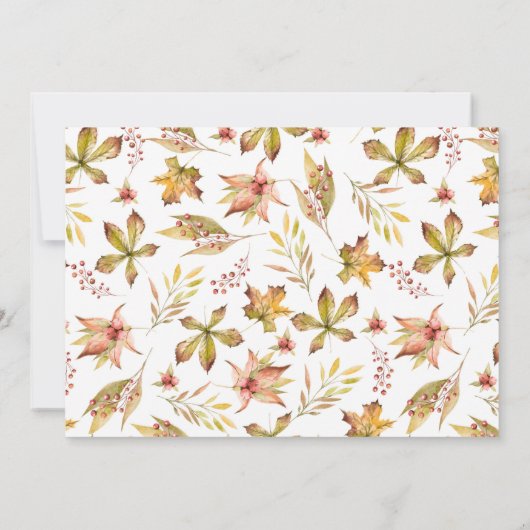 Invitation Pomme Rustique Automne Couples Lanterne Couples Do (Dos)