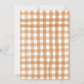 Invitation Pommes Citrouilles et balles de foin Anniversaire (Dos)