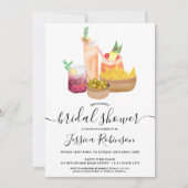 Invitation Pommes de terre modernes à l'aquarelle (Devant)