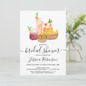 Invitation Pommes de terre modernes à l'aquarelle (Debout devant)