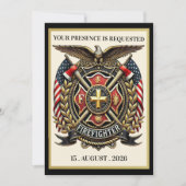 INVITATION POMPIER (Devant)