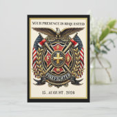 INVITATION POMPIER (Debout devant)