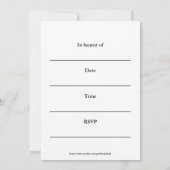 Invitation Pompier d'invitation de fête de remise des (Dos)