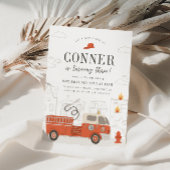 Invitation pompier Invitation d'anniversaire