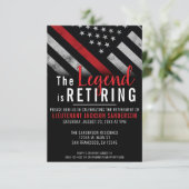 Invitation Pompier Pompier Service de retraite pompier (Debout devant)