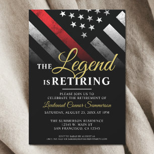 Invitation Pompiers Pompiers Retraite