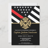 Invitation Pompiers Pompiers Retraite (Devant)