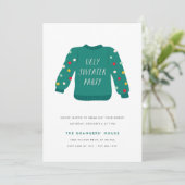 Invitation Pompom Ugly Sweater Party (Debout devant)