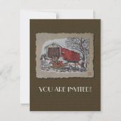 Invitation Pont couvert et Sleigh (Devant)