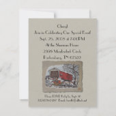 Invitation Pont couvert et Sleigh (Dos)