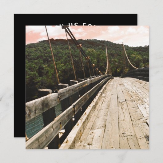 Invitation pont de castor (Devant / Derrière)