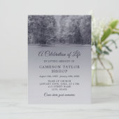 Invitation Pont d'hiver Fête de la vie (Debout devant)