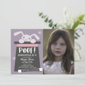 Invitation POOF Magazine Spectacle Anniversaire Fête Lapin Ph (Debout devant)