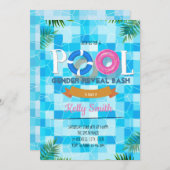 Invitation Pool Genre révélateur (Devant / Derrière)