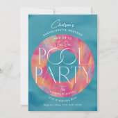 Invitation Pool Party Bachelorette (Devant)