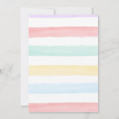 Invitation Pool Party Bash Unicorn Mermaid Flamant rose (Dos)