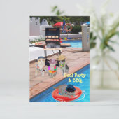 Invitation Pool Party & BBQ (Debout devant)