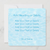 Invitation Pool Party Beach Party Summer Party tendance moder (Dos)