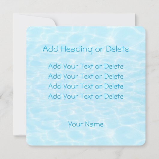 Invitation Pool Party Beach Party Summer Party tendance moder (Dos)