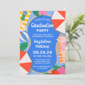 Invitation Pool Party Class of 2024 High School Graduation (Debout devant)