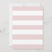 Invitation Pool Party Feuilles tropicaux Fête des mariées ros (Dos)