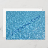 Invitation Pool permet de participer à l'invitation de la fêt (Devant / Derrière)