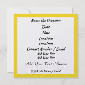 Invitation Pop Art (Dos)