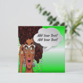 Invitation Pop Art (Debout devant)