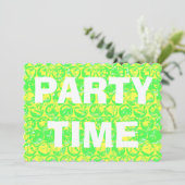 Invitation Pop art bulle envelopper ménage (Debout devant)