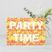 Invitation Pop art bulle envelopper ménage (Debout devant)