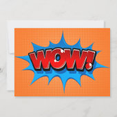 Invitation Pop Art Comic (Dos)