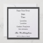 Invitation Pop Art PARTY (Dos)