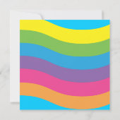 Invitation Pop de glace et arc-en-ciel (Dos)