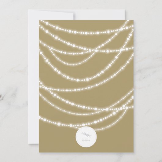 Invitation Pop Fizz Clink Sparkles Chic Holiday Party Invitat (Dos)