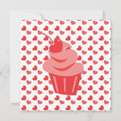 Invitation Pop Heart Cupcake (Dos)
