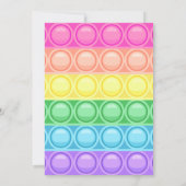 Invitation Pop It Anniversaire (Dos)