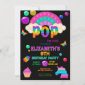 Invitation Pop It Anniversaire Invitation, Pop It Party (Devant)