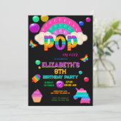 Invitation Pop It Anniversaire Invitation, Pop It Party (Debout devant)