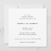 Invitation Pop La Champagne Sage Green Script Fête des mariée (Dos)