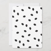 Invitation Pop minimaliste aquarelle pastèque et pop (Dos)