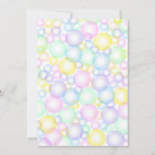 Invitation Pop On Over Anniversaire de enfant Party (Dos)