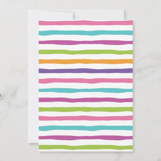 Invitation Pop On Over Popsicles Anniversaire (Dos)