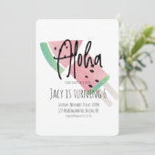 Invitation Pop Watercolor et Pop (Debout devant)