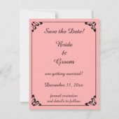 Invitation Popcorn Corny Question, Cute Retro Enregistrer la  (Dos)