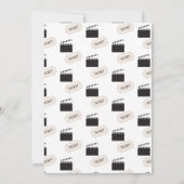 Invitation Popcorn Movie Party Anniversaire de fête Thème (Dos)